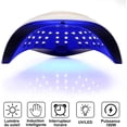 thumbnail image 2 of Lámpara de uñas de gel UV, secador de uñas profesional de 180 W con 4 temporizadores 10/30/60/99 s, base desmontable, pantalla LCD, con sensor automático, máquina de uñas LED UV para, 2 of 4