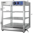 thumbnail image 6 of RovSun 20" 3-Tier Commercial Food Warmer Display, 6 of 8