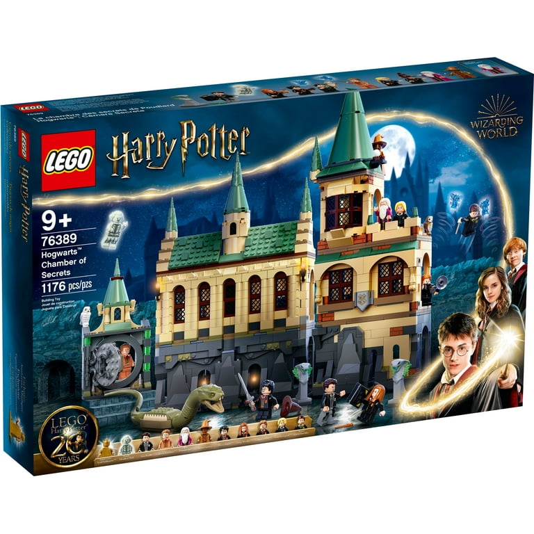 LEGO Harry Potter Hogwarts Chamber of Secrets 76389 Castle Toy with The  Great Hall, 20th Anniversary Model Set with Collectible Golden Voldemort