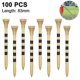thumbnail image 1 of 100pcs Golf Tees, Frict Side Spin-stable Durable, 1 of 5