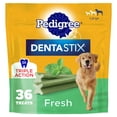 thumbnail image 2 of (4 pack) Pedigree Dentastix Fresh Flavor, Large Breed Dog Treats, 1.87 Lb. Bag, 2 of 7