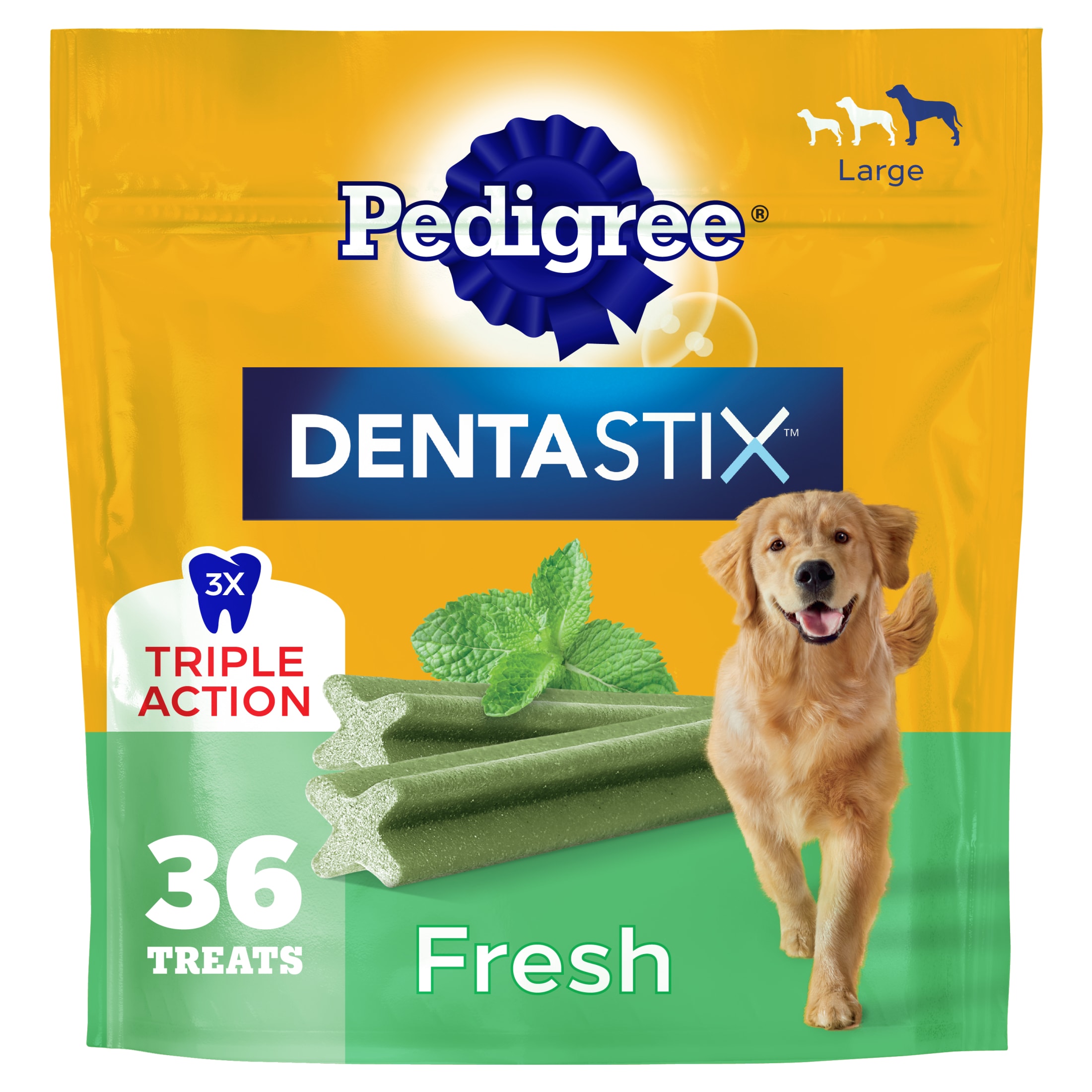 Pedigree Dentastix Fresh Flavor Dental Treats, 36 Count