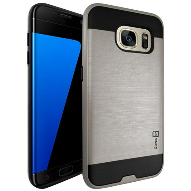 lassen wimper Vernauwd CoverON Samsung Galaxy S7 Edge Case, Chrome Series Hard Hybrid Phone Cover  - Walmart.com