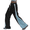 BlackBlue, variant on Women Wide Leg Track Pants Y2K Parachute Pants Colorblock Baggy Elastic Waist Workout Sweatpants