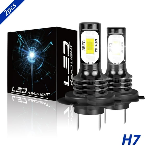 For Lexus ES350 2007-2009 LED Headlight Low Beam Bulbs Kit H7 White 6000K 2pcs