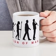 thumbnail image 6 of CafePress - Evolution Of Man Clarinet Player Mugs - 11 oz Ceramic Mug - Novelty Coffee Tea Cup, 6 of 6