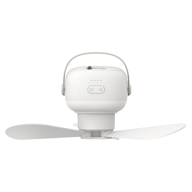 Ventilador de techo portátil con lámpara LED ventilador colgante para tienda de campaña con Control remoto para la habitación del hogar
