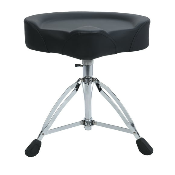 Limorve Heavy Duty Drum Throne, Height Adjustable Saddle Drum Seat with Padded Cushion and Anti-Slip Feet