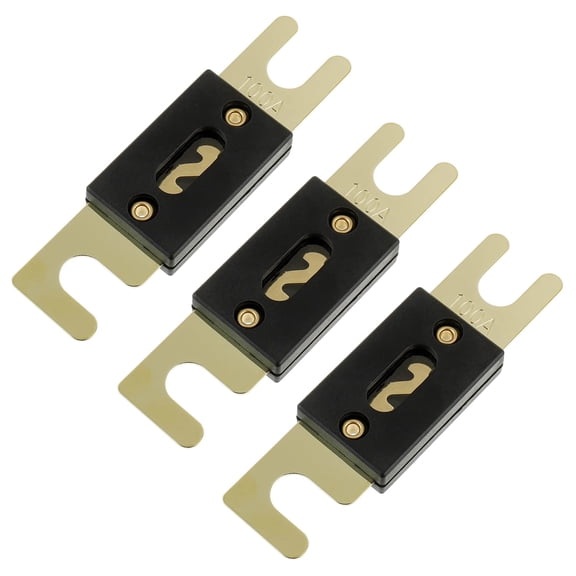 100 Amp 32 VDC ANL Blade Fuse for car Audio and Video System(Pack of 3 pcs)