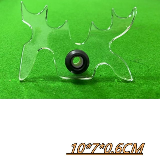 Yimiti Moose Head Shape Billiard Bridge Head Portable Clear Acrylic Snooker Pool Bridge Head,B