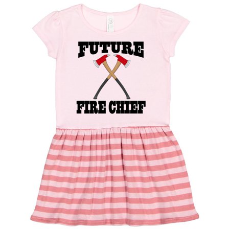 

Inktastic Future Fire Chief Firefighter Gift Toddler Girl Dress
