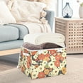 thumbnail image 5 of Colorful Floral Beauty Large Storage Bins with Linen Collapsible Lid Storage Box 16.7 x 12.6 x 11.8in, 5 of 7