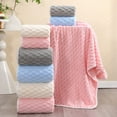 thumbnail image 2 of Nvzi A-class standard Coral velvet Bubble velvet thick big bath towels,soft , Premium Coral velvet, Ultra Soft & Absorbent thick bath towels​,Bathing&Home Use,quick drying,pink, 2 of 4