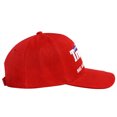 thumbnail image 4 of Béisbol Trump 2024 Con Visera Ajustable Bordado Sombrero Papá para Hombres Y Mujeres Rojo, 4 of 9