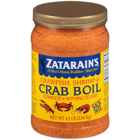 Zatarains Pre-Seasoned Crab and Shrimp Boil, 72 Ounce -- 6 per case.