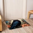 thumbnail image 6 of Crow Machine Washable Non-Slip Polyester Floor Mat Door Mat Kitchen Mat, 6 of 6
