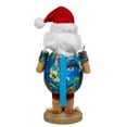 thumbnail image 3 of Kurt Adler 9-Inch Wooden Tropical Beach Santa Nutcracker, 3 of 7