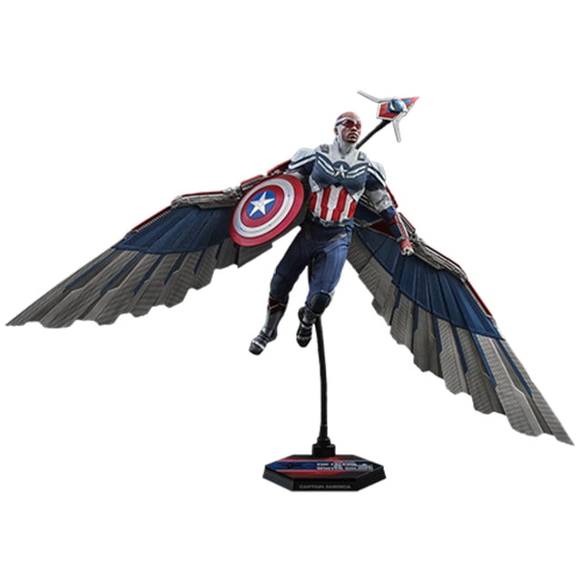 Figura Coleccionable Hot Toys Capitan America 1:6 de Escala Falcon and the Winter Soldier Hot Toys SIXTH SCALE FIGURE
