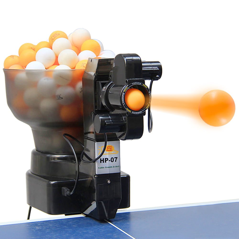 Details about   Portable Table Tennis Ball Machine Auto Ping Pong Robot Ball Equip w/Collect Net 