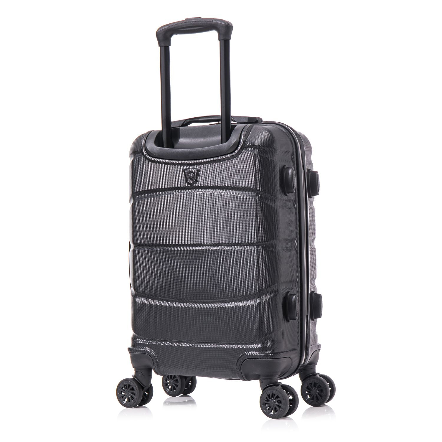 DUKAP SENSE 20" Hardside Lightweight Carry On Luggage with Spinner Wheels, Handle and Trolley, Black