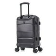 thumbnail image 3 of DUKAP SENSE 20" Hardside Lightweight Carry On Luggage with Spinner Wheels, Handle and Trolley, Black, 3 of 9