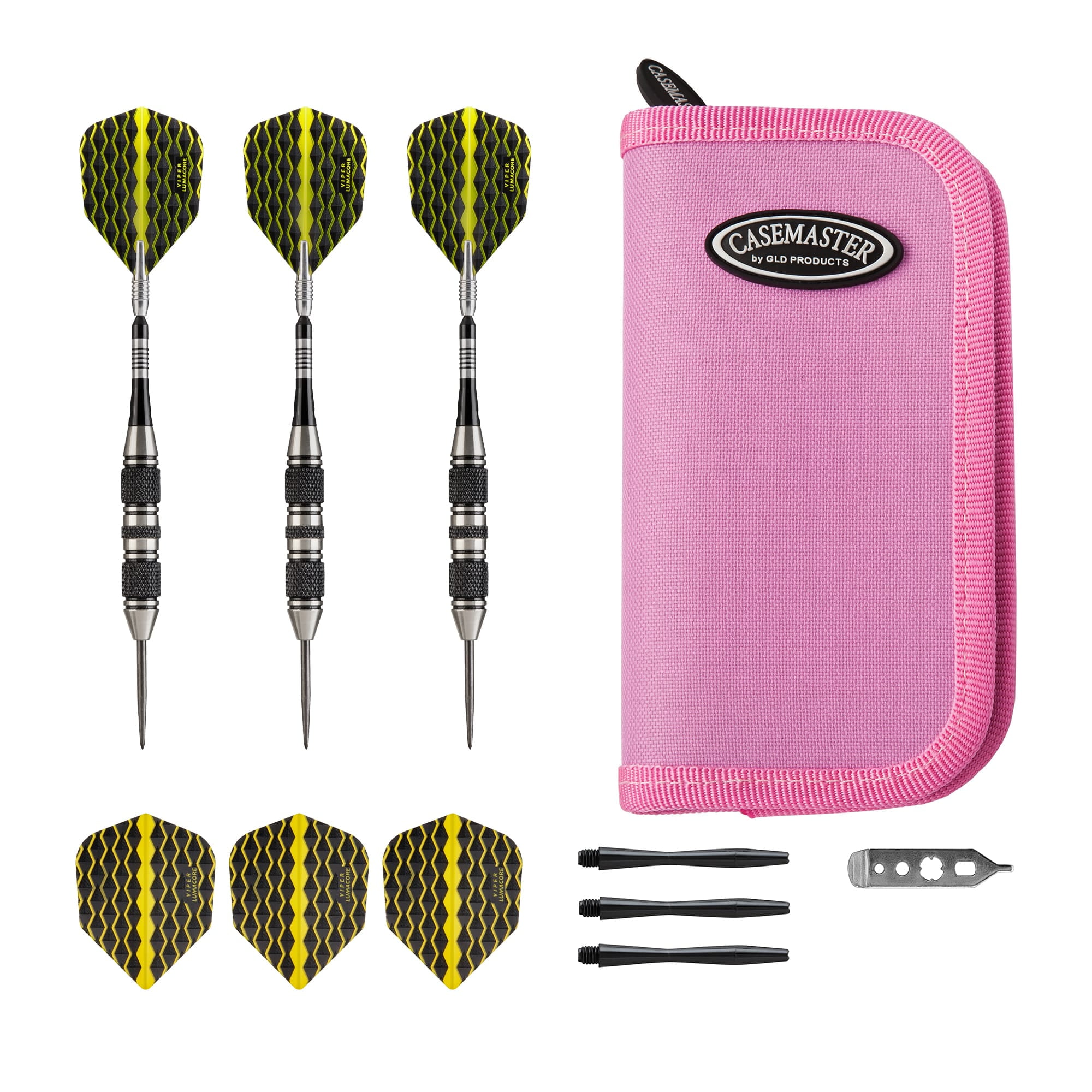 Viper The Freak Steel Tip Darts 3 Knurled Rings Barrel 22 Grams and