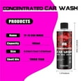 thumbnail image 3 of Car High Foam Pre-wash Liquid Car Wash Water Wax Decontamination Car Window Cleaning Paint Cleaning Car Wash Liquid Suitable For Cars, Trucks, Motorcycles 100ML, 3 of 5