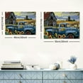 thumbnail image 6 of JRXY Farmhouse Truck Canvas Wall Art, Vintage Truck Wall Art, Retro Farmhouse Barn Old Truck Pictures Wall Art for Country Room, Valentine's Day Couples Canvas Painting  20x16inch, 6 of 6