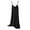 Black, variant on ZKCCNUK Plus Size Nightgowns for Women Casual and Fashionable Solid Color Large Round Neck Sleepwear Dress L-2XL