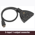 thumbnail image 4 of HDMI Switch 3 in 1 Out, 4K@60Hz HDMI Switcher with 2.6FT HDMI Cable,3 in, 1 out-4K, 4 of 9