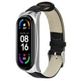 thumbnail image 1 of Leutsin For Xiaomi Mi Band 6/6 NFC Buckle Type Slub Pattern Belt Replacement Wristband, 1 of 5