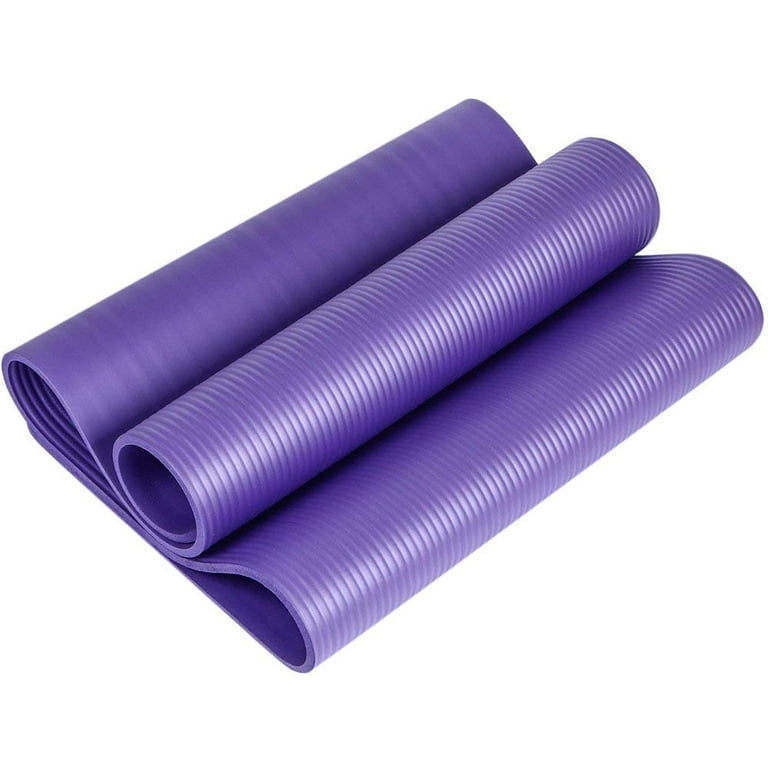 Reehut 1/2-Inch Extra Thick High Density NBR Exercise Yoga Mat for