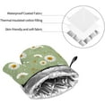 thumbnail image 6 of Daisy Oven Mitts and Pot Holders 4 Pcs Sets for Kitchen, Cooking Gloves Heat Resistant Oven Mitt Gloves Non Slip Potholders BBQ Gloves for Baking, Grilling, BBQ, 6 of 6