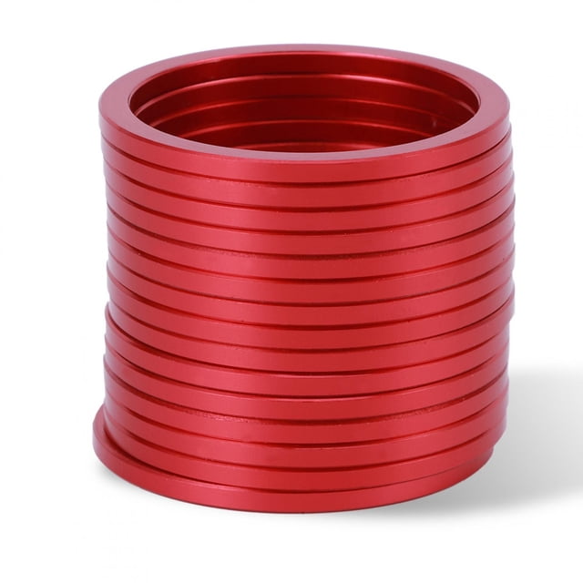 Aluminum Alloy Bike Bottom Bracket Washer Flywheel Gasket, Bicycle Washer, Excellent Accessory For Cyclist Red