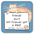 thumbnail image 2 of Vinyl Drink Coasters - Set of 4 - Cat: Friends, 2 of 3