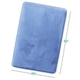 thumbnail image 5 of Nestl Absorbent Memory Foam Bath Mat Set Bathroom Rug, Calm Blue, 20"X30", 5 of 7