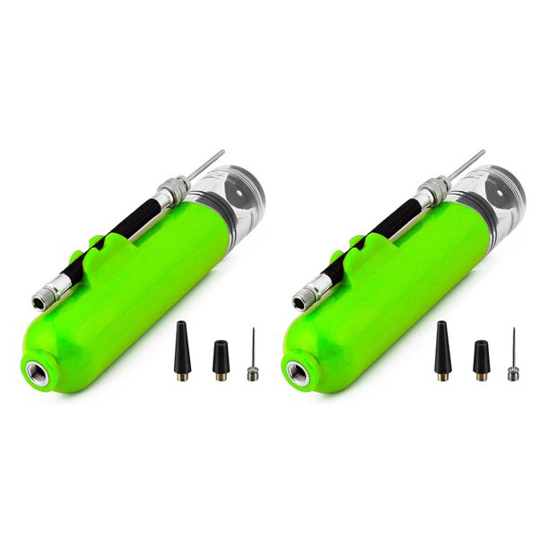 Greeniant Mini bomba portátil de fútbol inflable con herramienta de agujas bombas de aire de empuje manual inflado para el hogar interior Type4 NO4