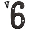 thumbnail image 2 of AMERTEER Wrought Iron Decorations Creative DIY House Number Casts Iron Metal Numbers, 2 of 2