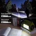 thumbnail image 3 of Rechargeable Led Camping Lantern, 1000lm, 5 Light Modes, 3600mah Power Bank, Ipx4 Waterproof, Perfect Lantern Flashlight For Hurricane Emergency, Hiki, 3 of 5