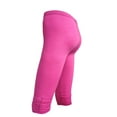thumbnail image 3 of B91xZ Leggings pour Femmes Extensibles Taille Haute Collants pour Femmes, Rose Vif G, 3 of 3