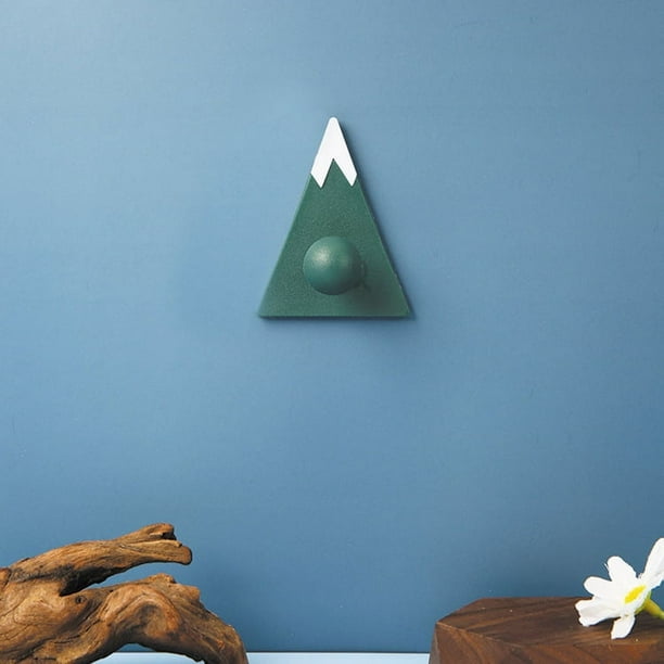 SHAR 4pcs Creative Mountain Shape Wall Hooks for Kitchens