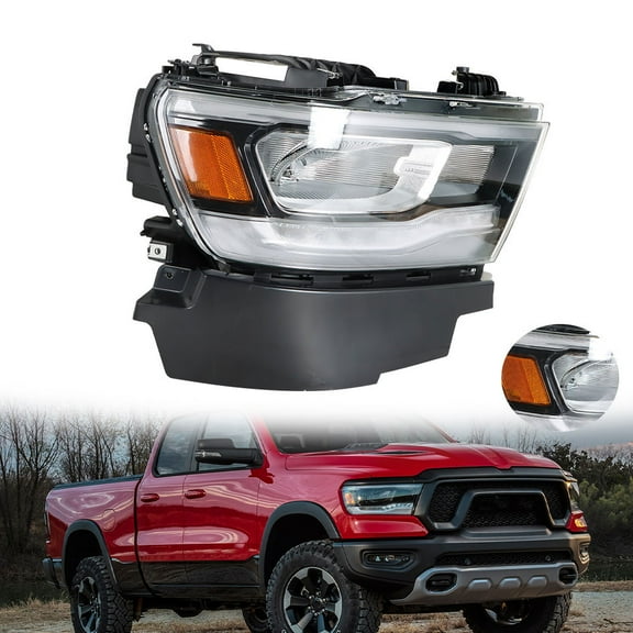 munirater Replacement for Ram 1500 2019-2021 Full LED Headlight Headlamp Passenger Right Side