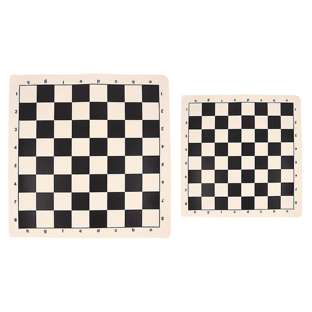 Tablero de ajedrez portátil de 2 piezas