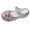 Silver, variant on Yiomxhi Toddler Kids Clogs Garden Shoes for Girls, Children Slip On Slides Sandals Indoor Outdoor, Kid Beach Pool Water Shoes with Non-Slip Sole