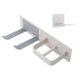 thumbnail image 1 of Hair Dryer Holder Wall-mounted Punch-free Waterproof Air Blower Storage Rack Bathroom Countertop Organizer Daily Use, 1 of 2