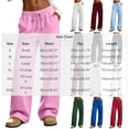thumbnail image 3 of ClodeEU Women's Drawstring Wide Leg Sweatpants,Soft Casual Lounge Pants with Pockets ,Women's Plus XL, 3 of 7