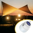 thumbnail image 1 of Linterna LED portátil para acampar | Linterna solar y recargable USB | Luz de emergencia impermeable IP65 | Función de banco de energía | Uso en interiores y exteriores | 10W | 16x11cm | Ligereza, 1 of 8