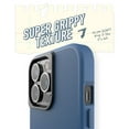 thumbnail image 3 of Smartish iPhone 13 Pro Slim Case - Gripmunk Compatible with MagSafe [Lightweight + Protective] Thin Grip Cover with Microfiber Lining - Blues on the Green, 3 of 6
