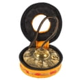 thumbnail image 2 of Hand Crash Cymbal Tibetan Bells On String Copper Cymbals Bell for Yoga Meditation, 2 of 8