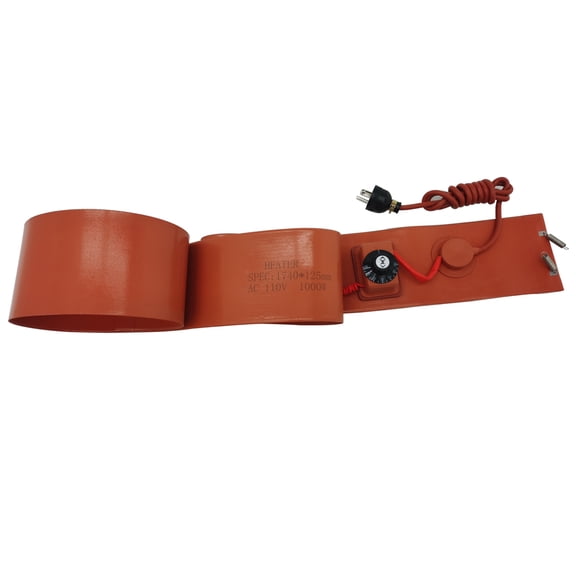 INTSUPERMAI Silicon Heater Oil Drum Heater with Adjustable Thermostat 4.92x68.5inch